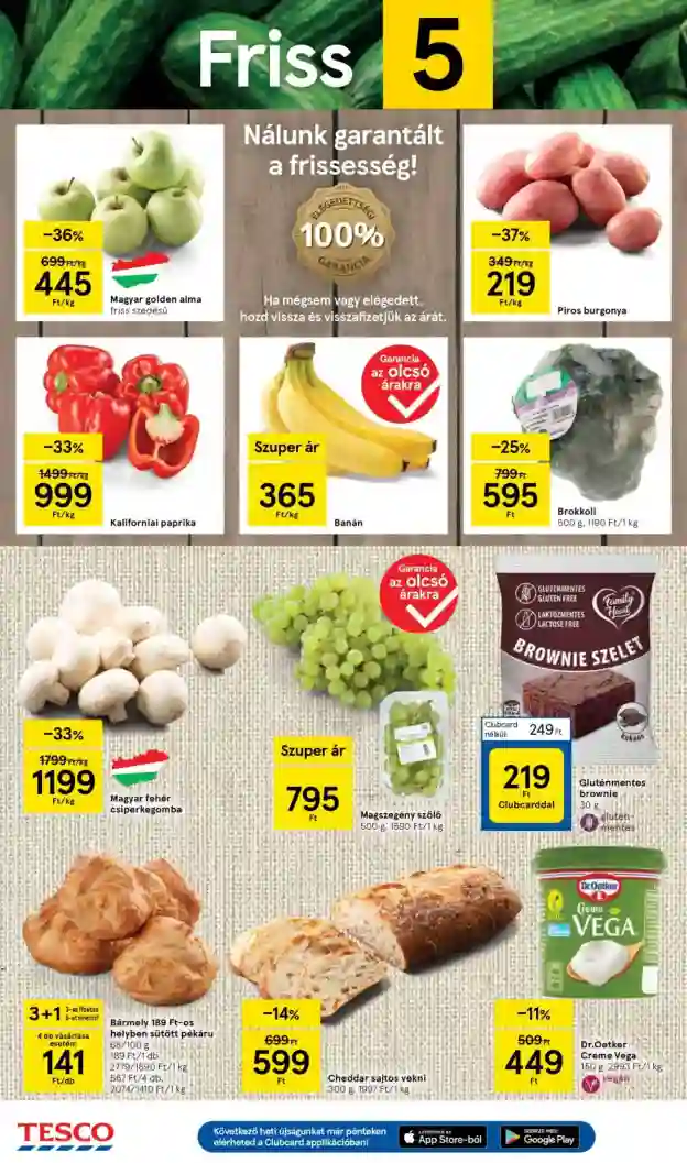 Tesco akciós újság 41. hét (2 oldal)