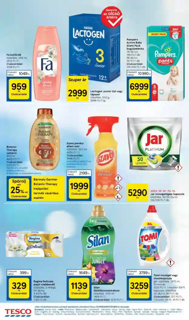 Tesco akciós újság 41. hét (6 oldal)