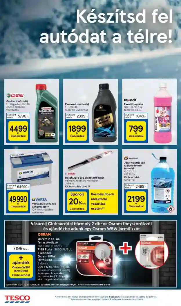 Tesco akciós újság 41. hét (4 oldal)