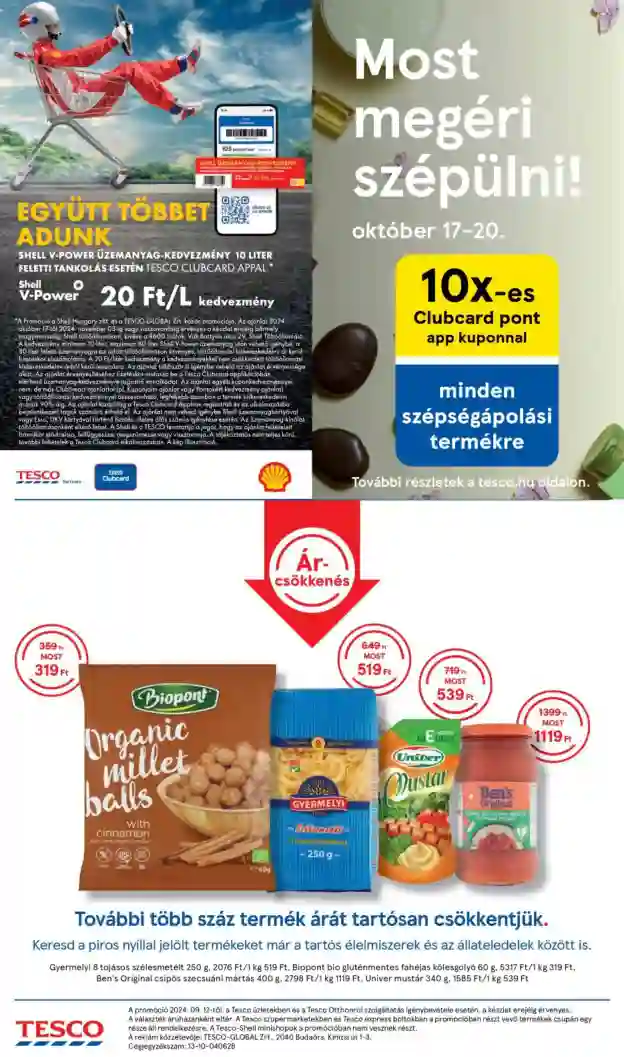 Tesco akciós újság 42. hét (8 oldal)