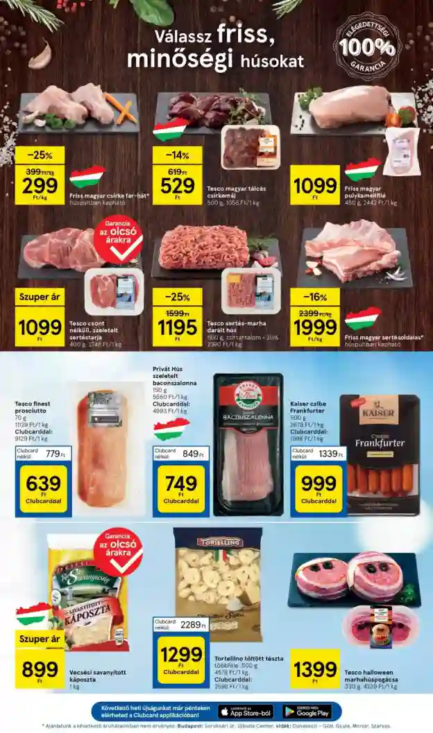 Tesco akciós újság 42. hét (13 oldal)
