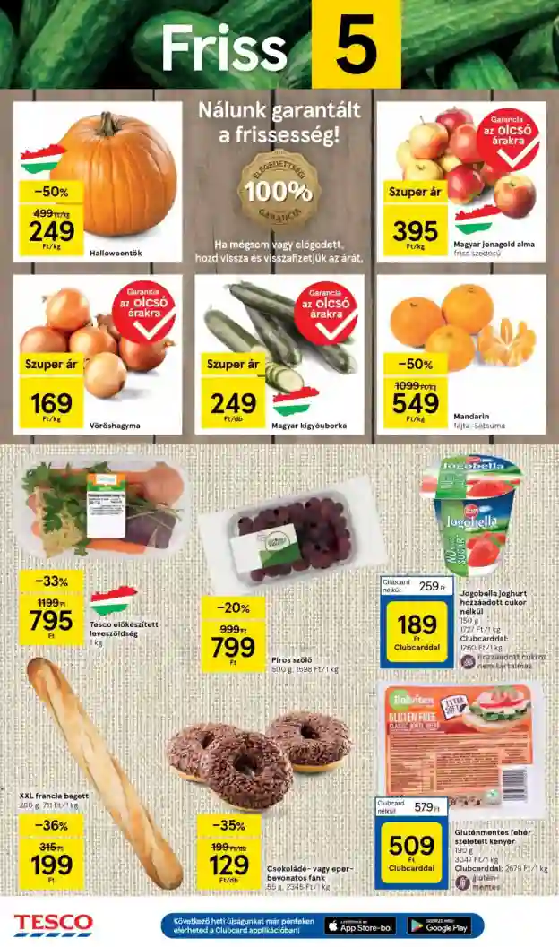Tesco akciós újság 42. hét (2 oldal)