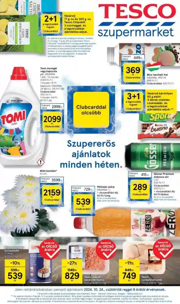 TESCO AKCIÓS ÚJSÁG 43. HÉT  (1 oldal)