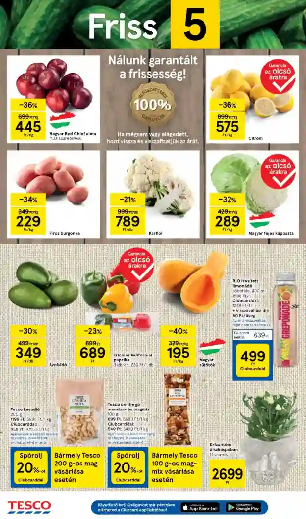Tesco akciós újság 43. hét (2 oldal)