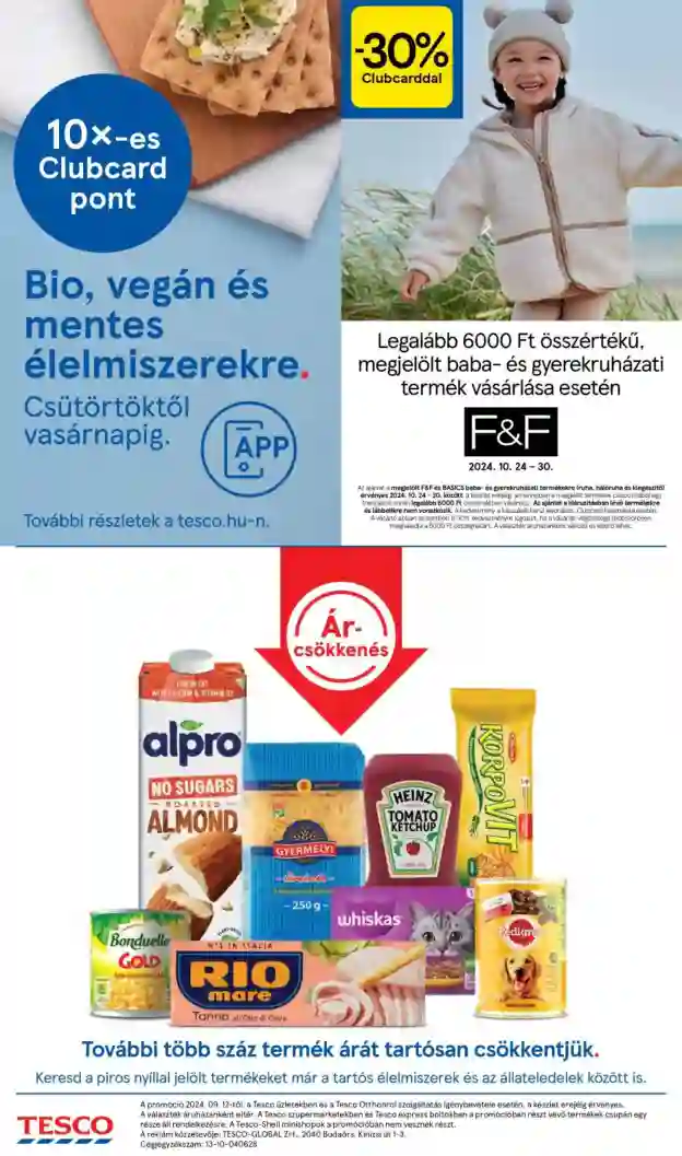 Tesco akciós újság 43. hét (8 oldal)