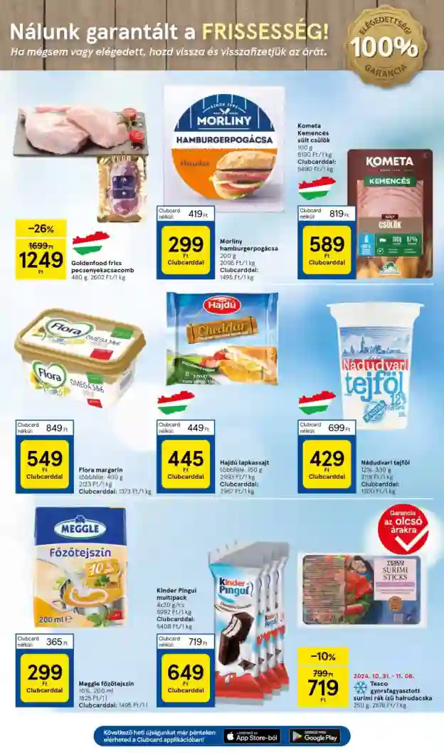 Tesco akciós újság 44. hét (3 oldal)