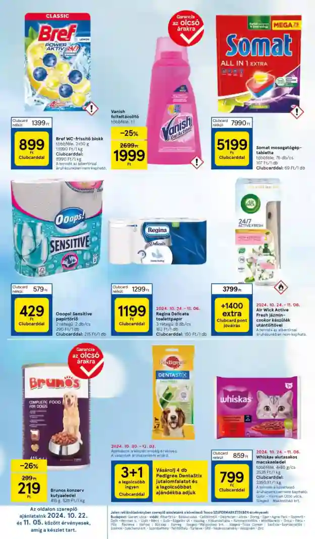 Tesco akciós újság 44. hét (6 oldal)