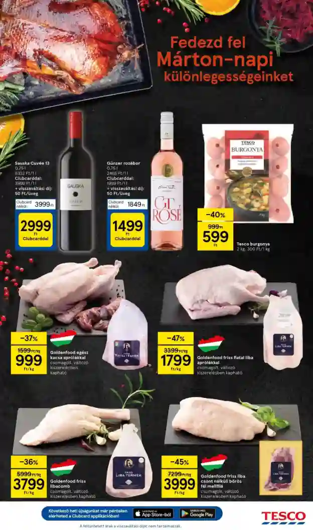 Tesco akciós újság 44. hét (3 oldal)
