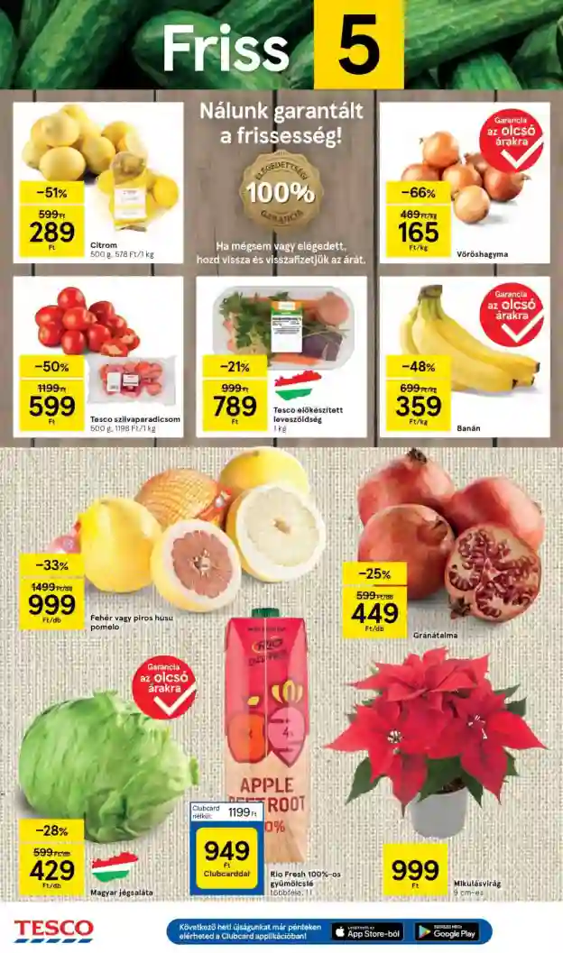 Tesco akciós újság 46. hét (2 oldal)