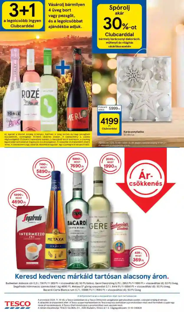 Tesco akciós újság 46. hét (8 oldal)
