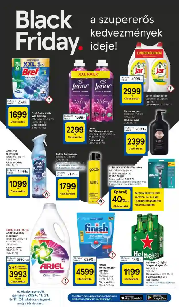 Tesco akciós újság 47. hét (2 oldal)
