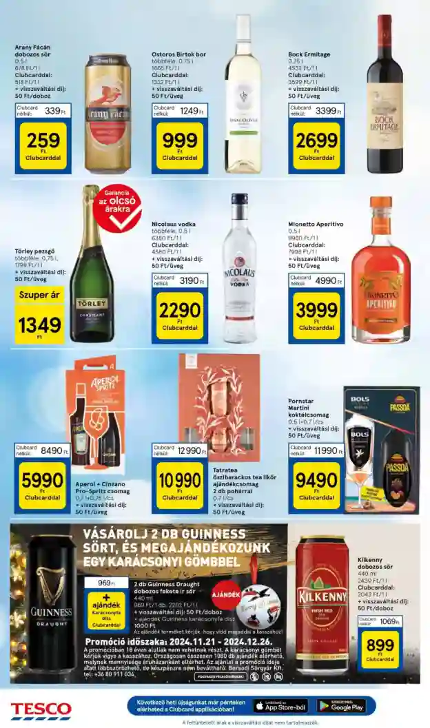 Tesco akciós újság 47. hét (21 oldal)