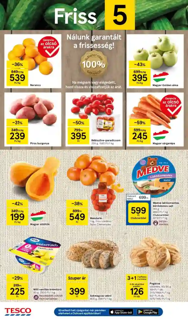 Tesco akciós újság 47. hét (2 oldal)