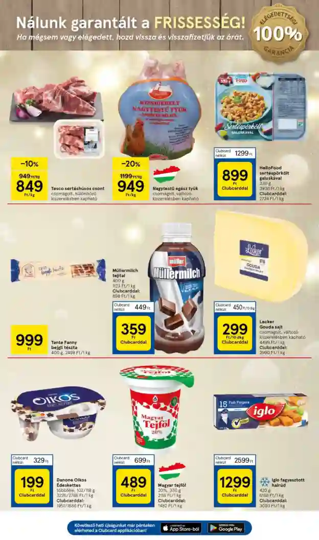 Tesco akciós újság 47. hét (3 oldal)