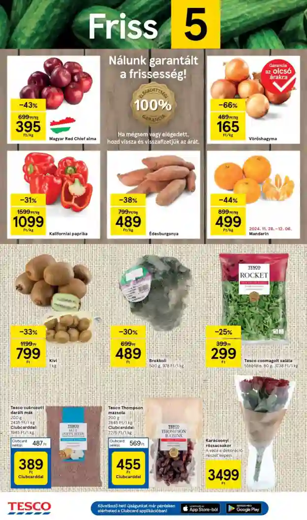 Tesco akciós újság 48. hét (2 oldal)