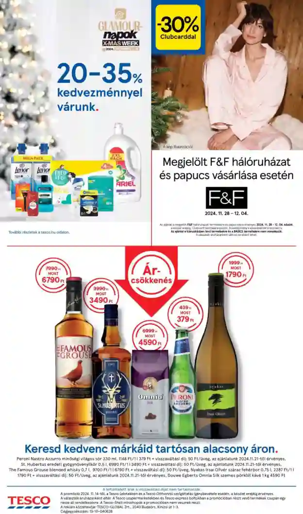 Tesco akciós újság 48. hét (8 oldal)