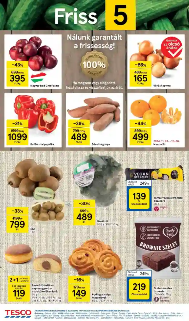 Tesco akciós újság 48. hét (2 oldal)