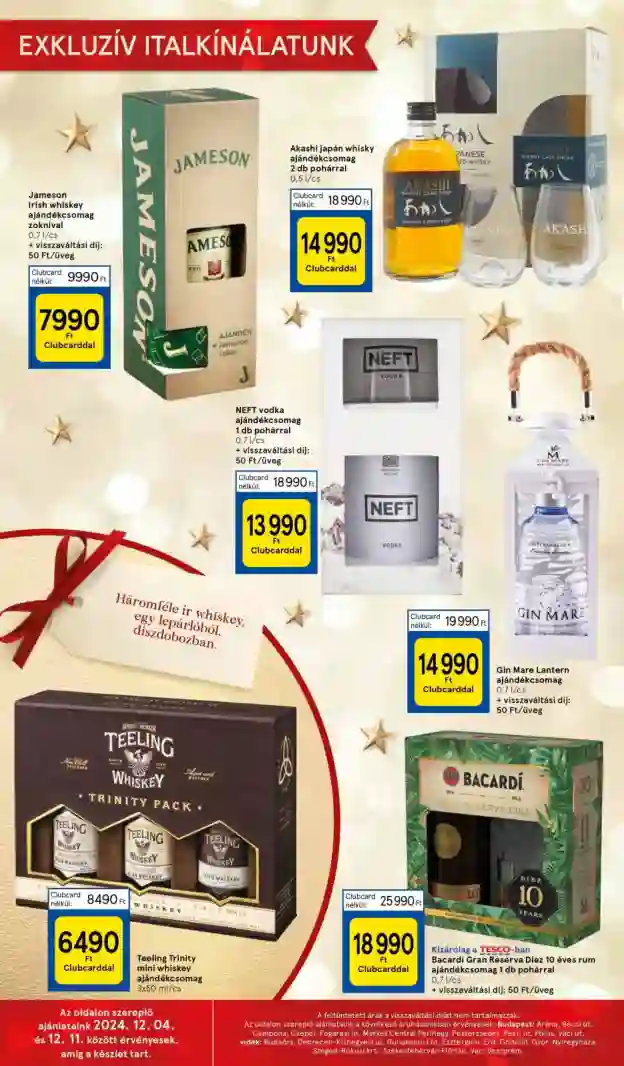 Tesco akciós újság 49. hét (15 oldal)