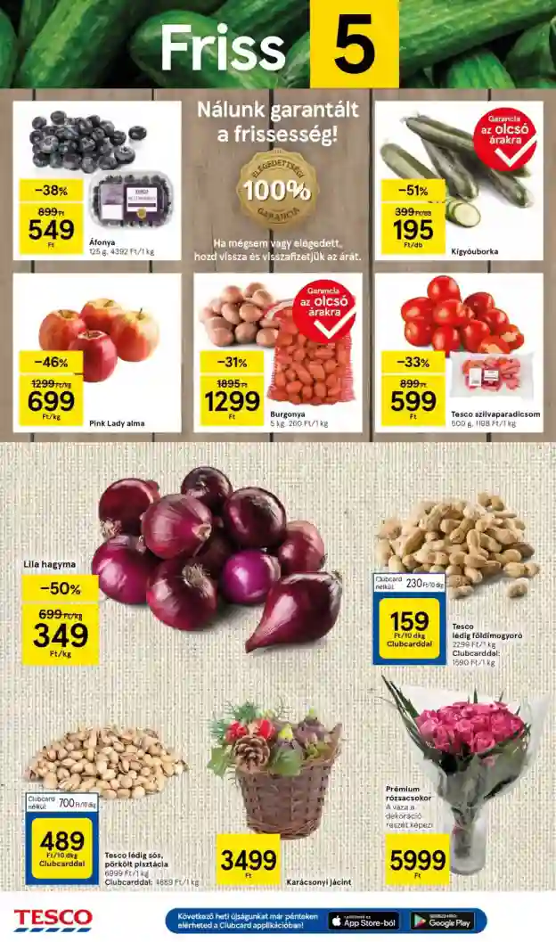 Tesco akciós újság 49. hét (2 oldal)