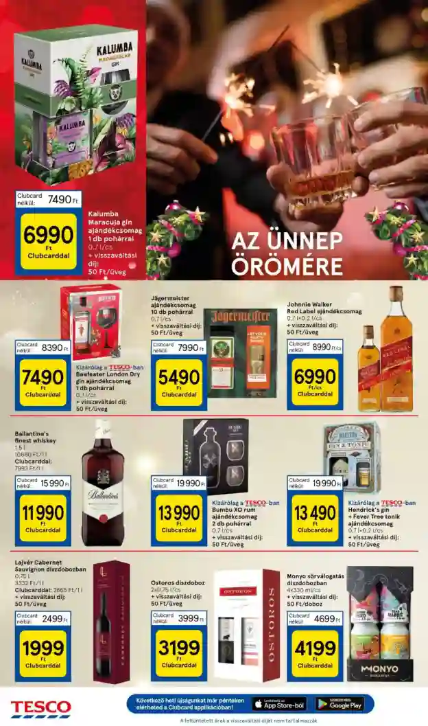 Tesco akciós újság 49. hét (4 oldal)
