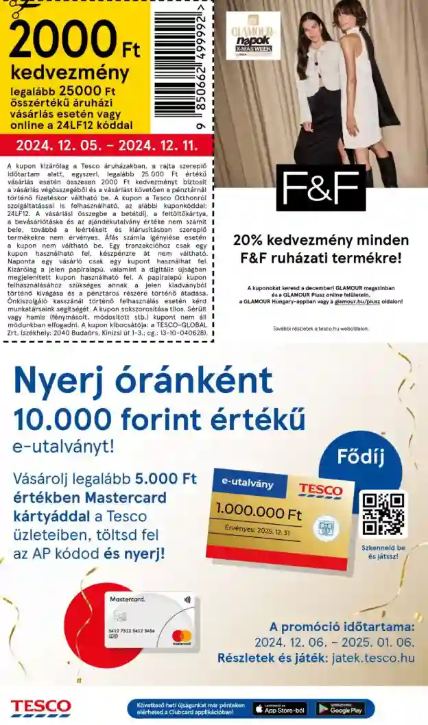 Tesco akciós újság 49. hét (8 oldal)