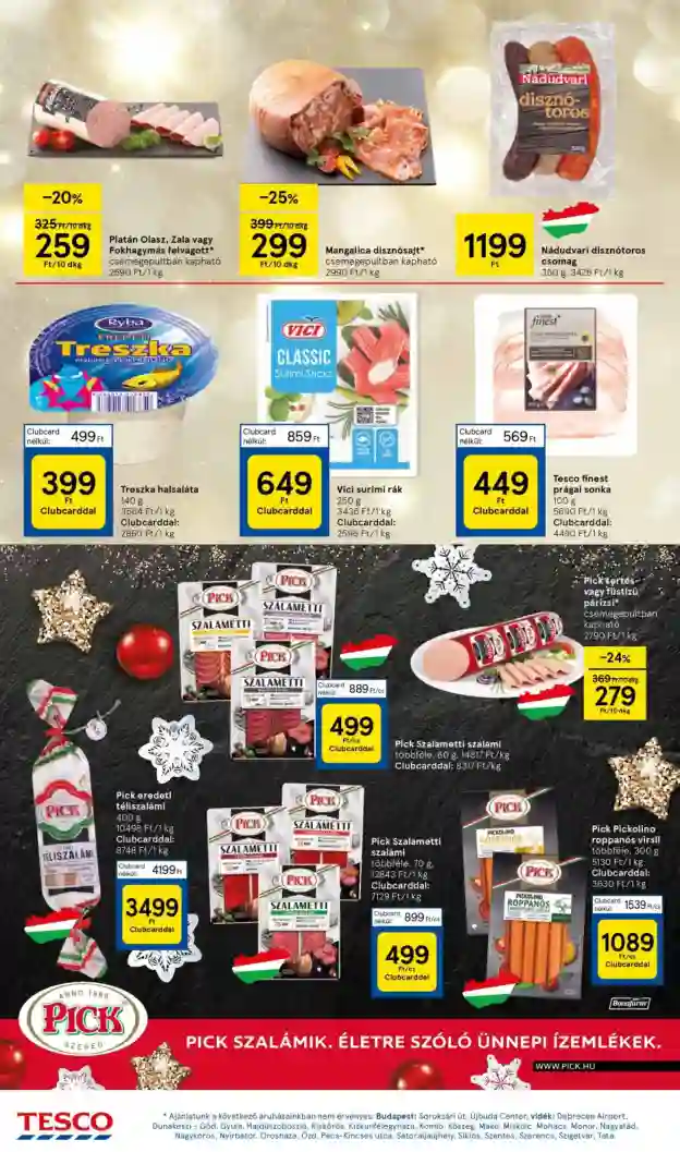 Tesco akciós újság 49. hét (10 oldal)