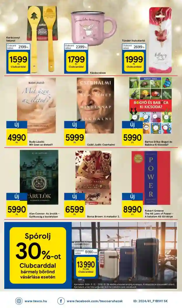 Tesco akciós újság 49. hét (39 oldal)