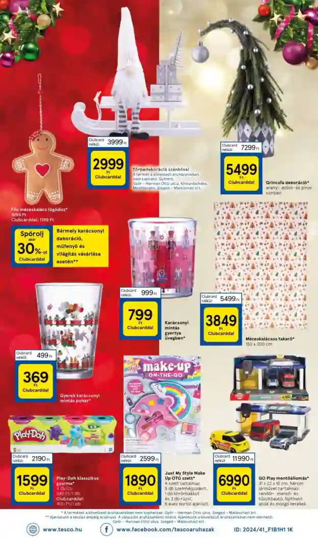 Tesco akciós újság 49. hét (8 oldal)