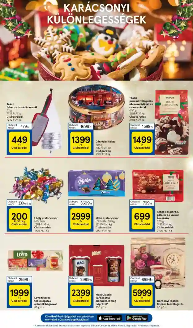 Tesco akciós újság 50. hét (3 oldal)