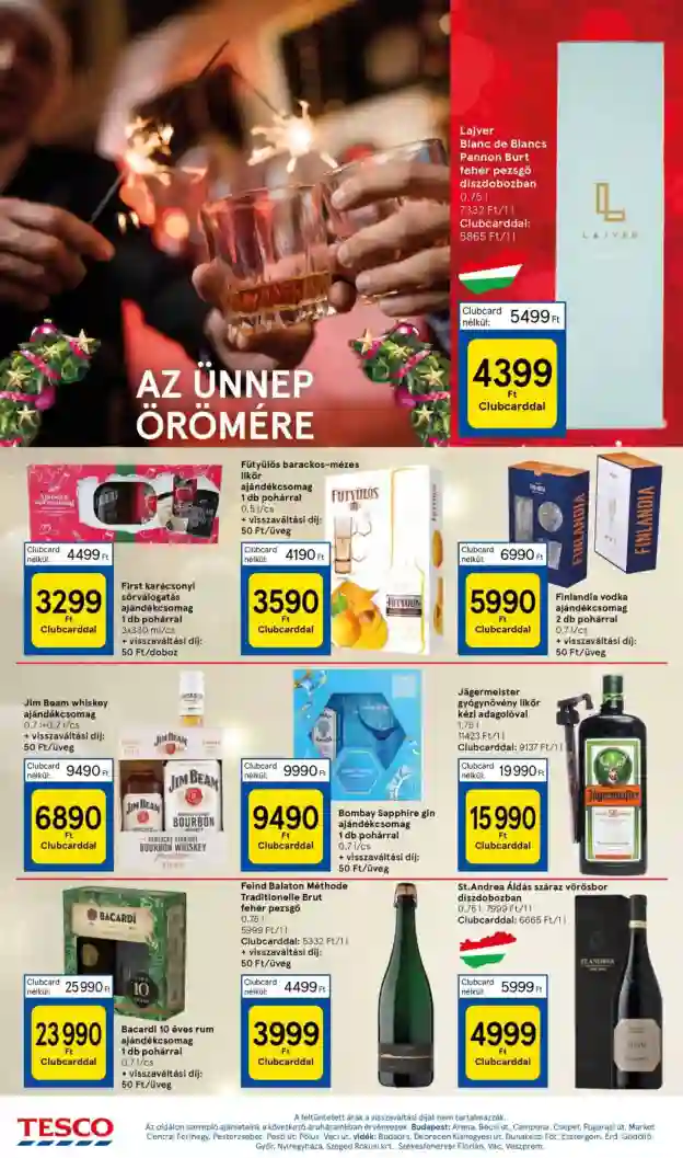 Tesco akciós újság 50. hét (4 oldal)
