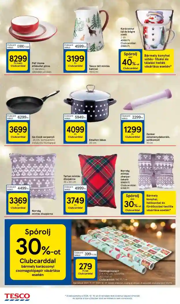 Tesco akciós újság 50. hét (6 oldal)
