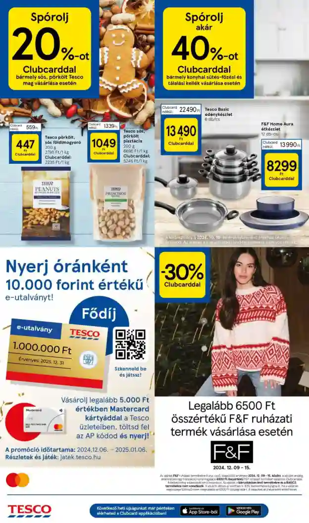 Tesco akciós újság 50. hét (8 oldal)