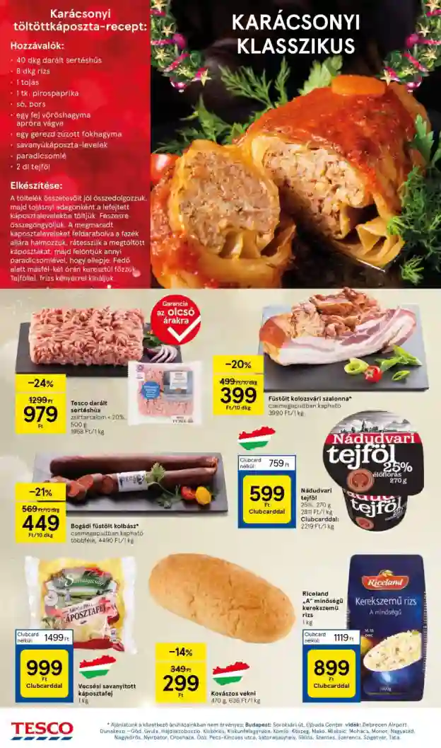 Tesco akciós újság 50. hét (12 oldal)