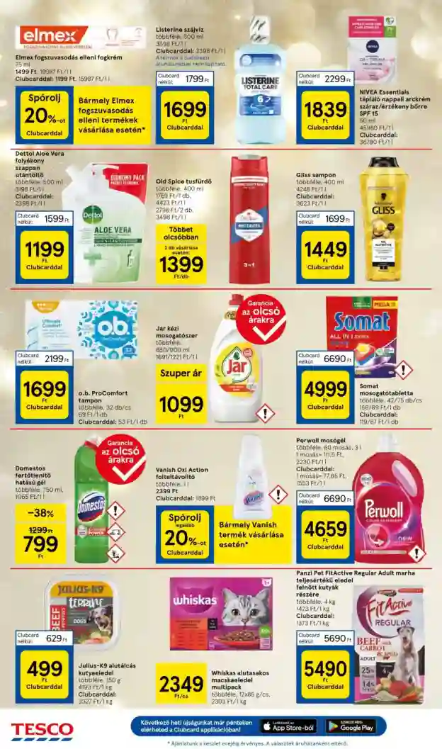 Tesco akciós újság 50. hét (40 oldal)