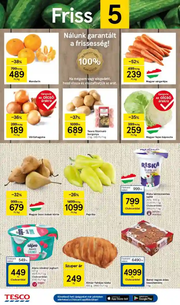 Tesco akciós újság 50. hét (2 oldal)