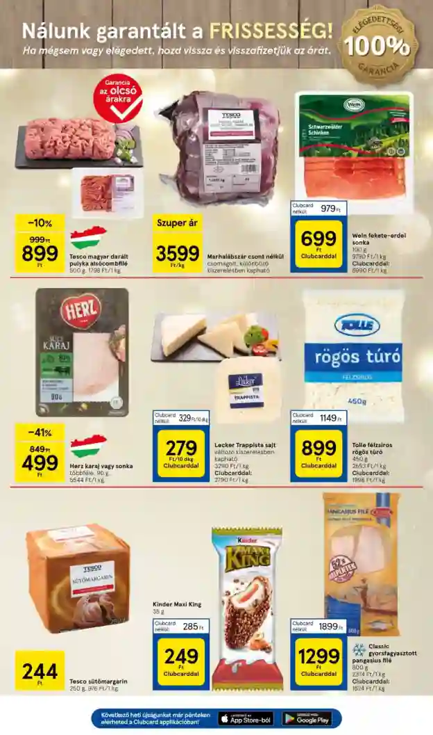 Tesco akciós újság 50. hét (3 oldal)