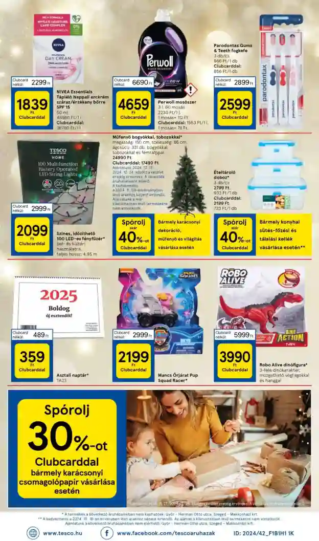 Tesco akciós újság 50. hét (8 oldal)