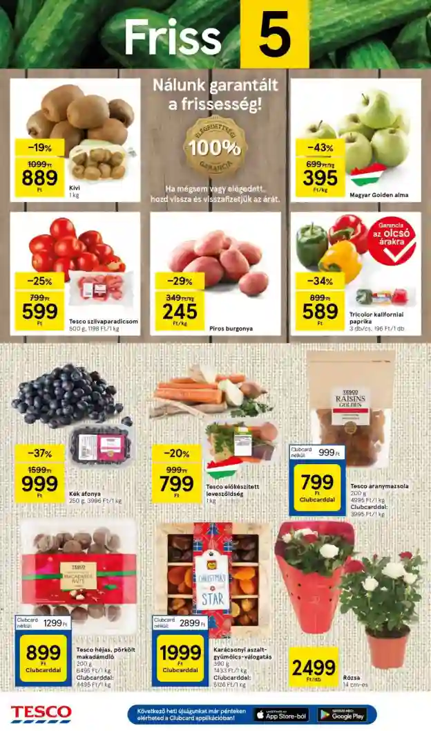 Tesco akciós újság 51. hét (2 oldal)