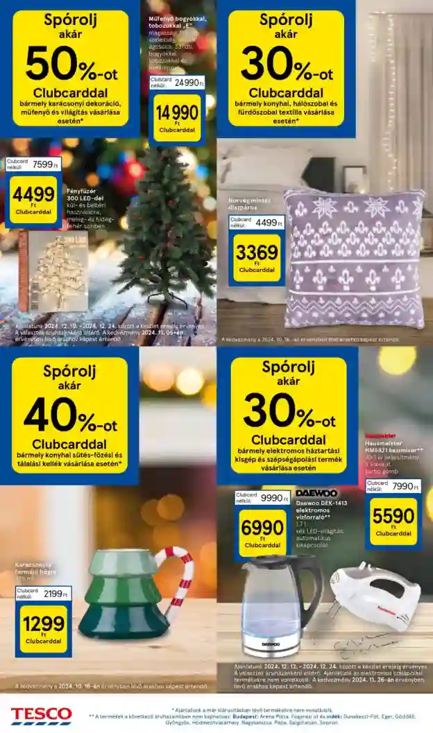 Tesco akciós újság 51. hét (4 oldal)