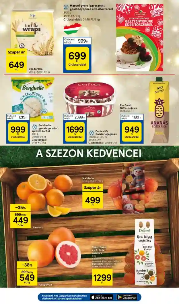 Tesco akciós újság 51. hét (5 oldal)