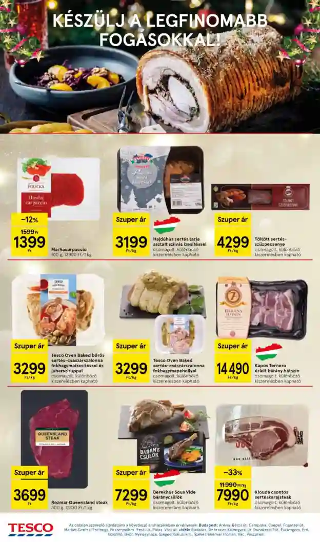 Tesco akciós újság 51. hét (6 oldal)