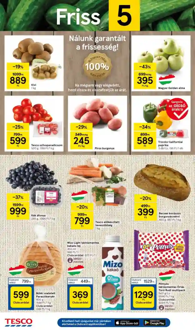 Tesco akciós újság 51. hét (2 oldal)