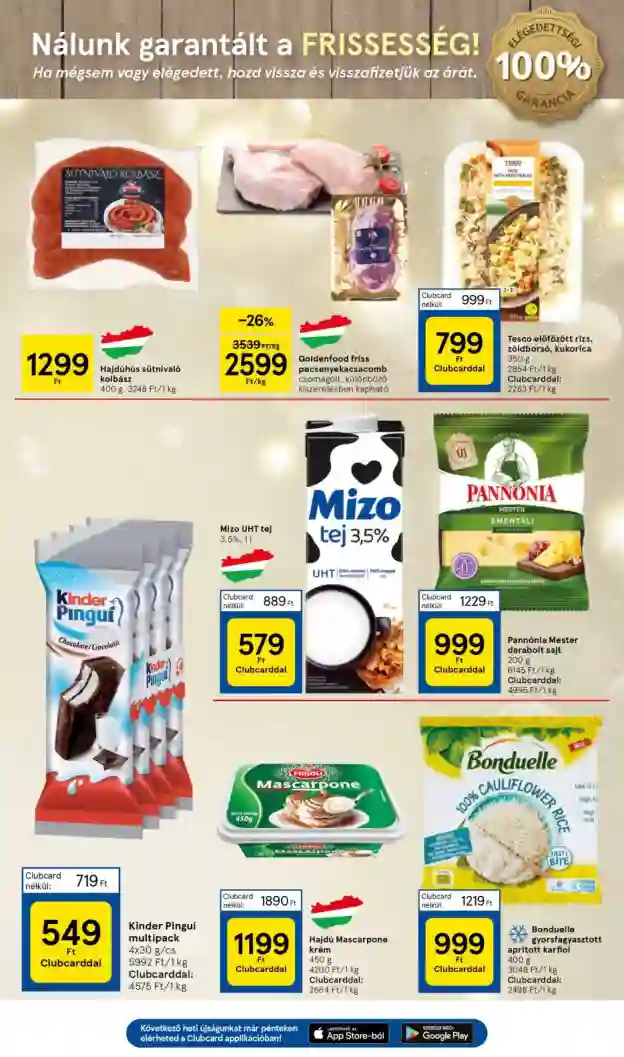 Tesco akciós újság 51. hét (3 oldal)
