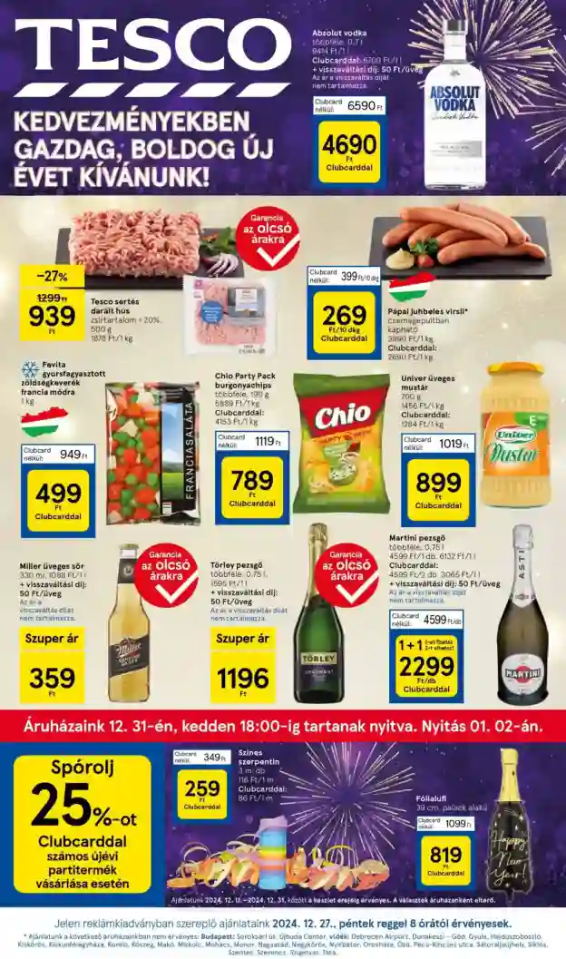 TESCO  52.hét