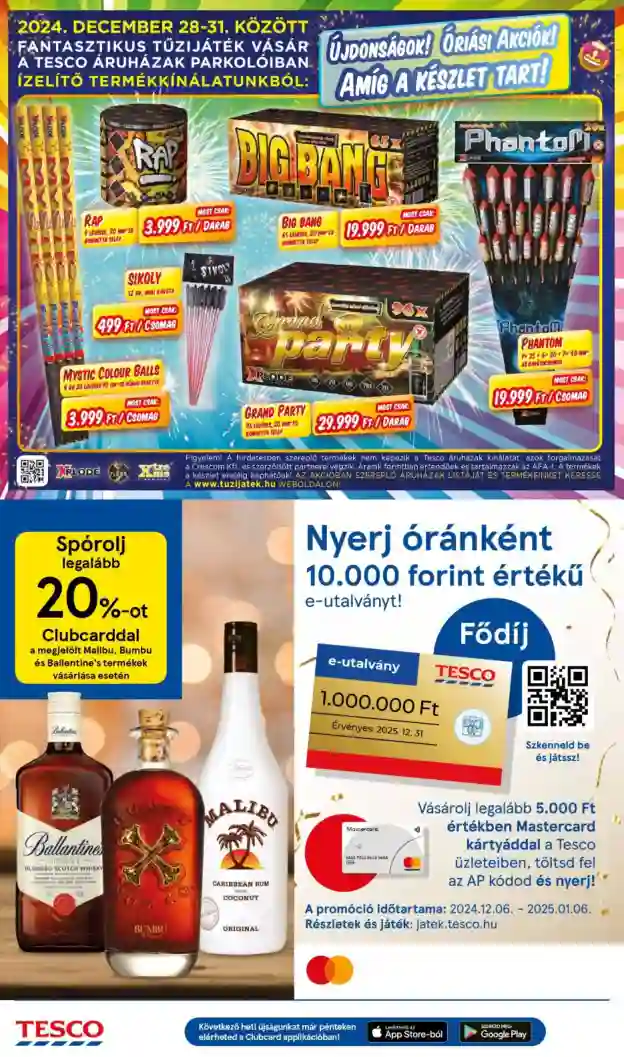 Tesco akciós újság 52. hét (8 oldal)