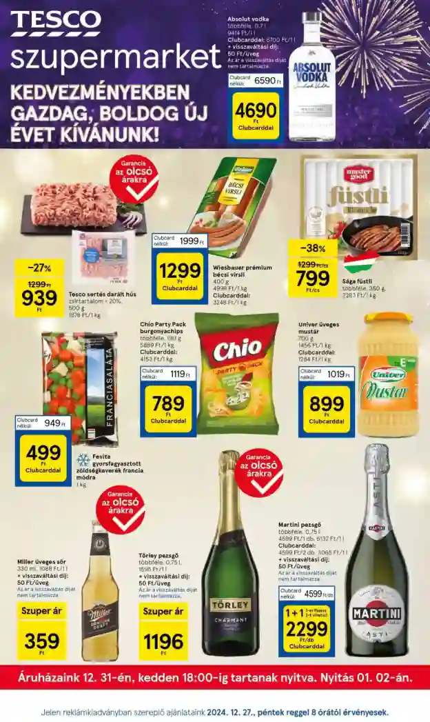 TESCO AKCIÓS ÚJSÁG 52. HÉT  (1 oldal)