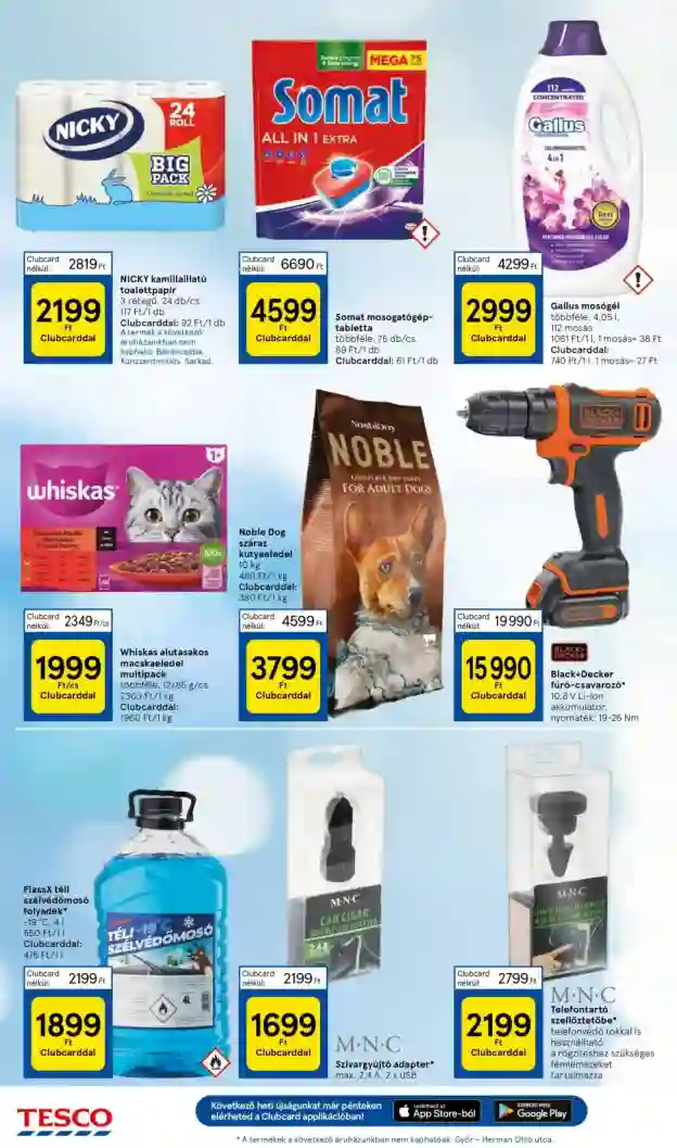 Tesco akciós újság 1. hét (6 oldal)