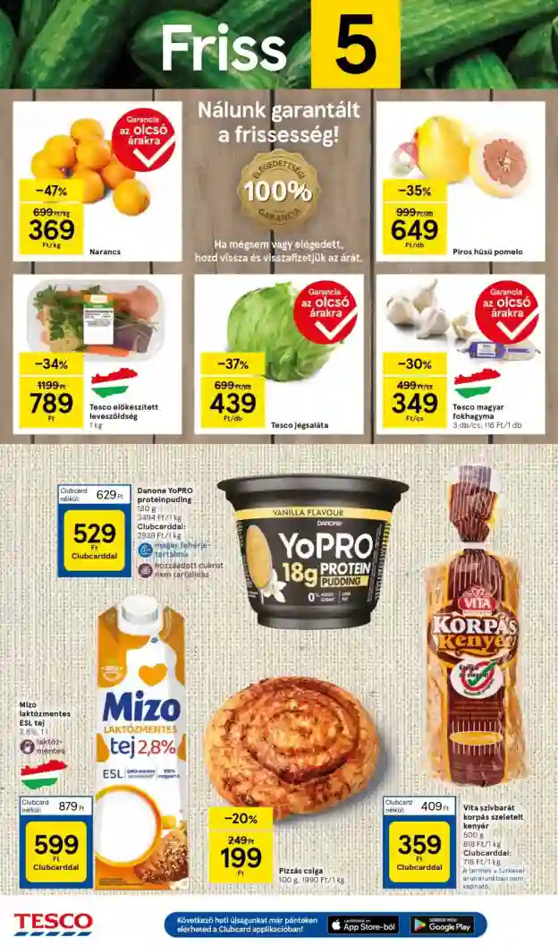 Tesco akciós újság 2. hét (2 oldal)