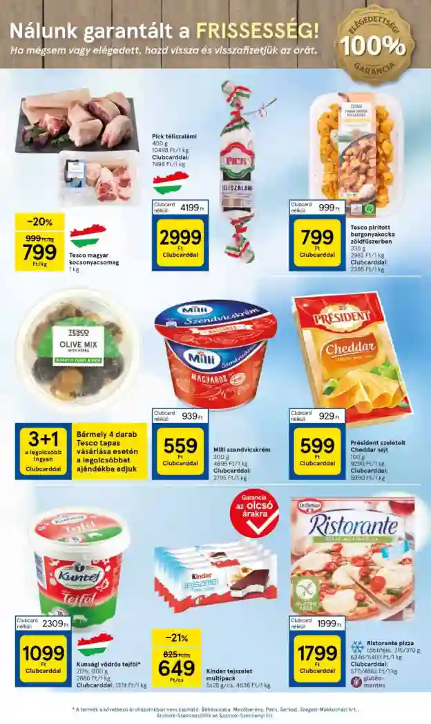 Tesco akciós újság 2. hét (3 oldal)