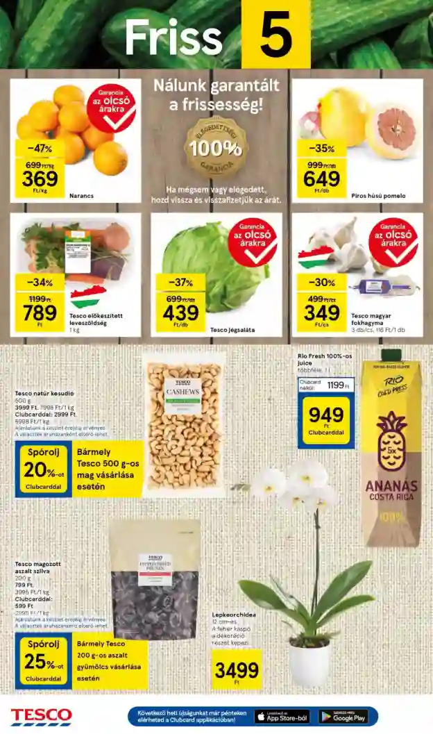 Tesco akciós újság 2. hét (2 oldal)